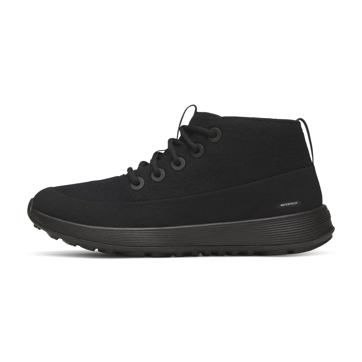 Men's Wool Runner NZ Mid Waterproof - Natural Black (Natural Black Sole)