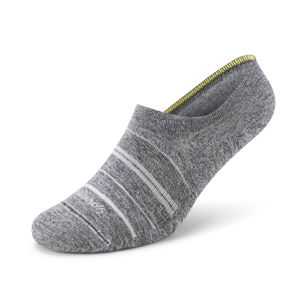 Anytime No Show Sock - Natural Grey Heather/Light Grey